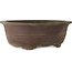 Oval unglazed bonsai pot - 590 x 470 x 195 mm