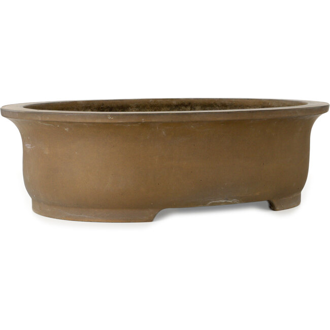 Vaso bonsai ovale non smaltato di Maruhei - 615 x 455 x 180 mm