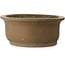 Oval unglazed bonsai pot by Maruhei - 615 x 455 x 180 mm