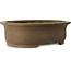 Pot à bonsaï ovale non émaillé de Maruhei - 615 x 455 x 180 mm