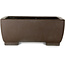 Pot à bonsaï rectangulaire non émaillé de Keizan - 555 x 407 x 227 mm