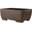Rectangular unglazed bonsai pot by Keizan - 555 x 407 x 227 mm