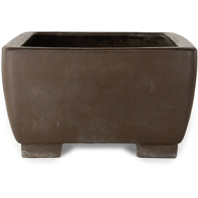 Vaso bonsai rettangolare non smaltato di Keizan - 555 x 407 x 227 mm