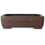 Rectangular unglazed bonsai pot by Yamaaki - 495 x 395 x 145 mm