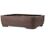 Pot à bonsaï rectangulaire non émaillé de Yamaaki - 495 x 395 x 145 mm