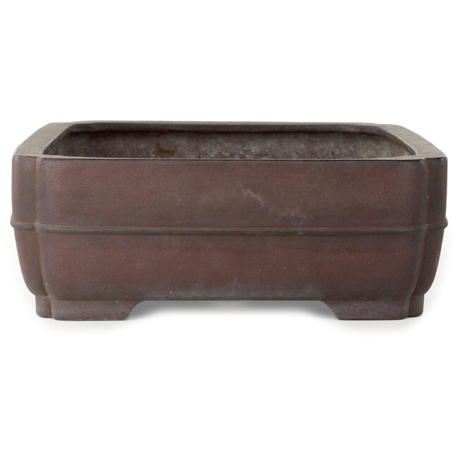 Vaso bonsai rettangolare non smaltato di Yamaaki - 495 x 395 x 145 mm