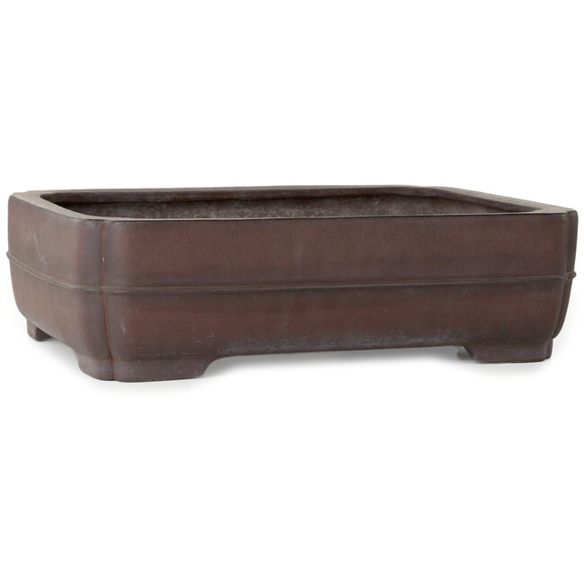 Mokko unglazed bonsai pot by Yamaaki - 495 x 395 x 145 mm