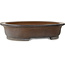 Pot à bonsaï ovale non émaillé par Seizan (M. Kataoka Makoto) - 657 x 525 x 152 mm