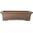 Pot à bonsaï rectangulaire non émaillé de Sanpou - 590 x 447 x 160 mm