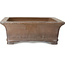 Rectangular unglazed bonsai pot by Sanpou - 590 x 447 x 160 mm