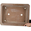Pot à bonsaï rectangulaire non émaillé de Sanpou - 590 x 447 x 160 mm