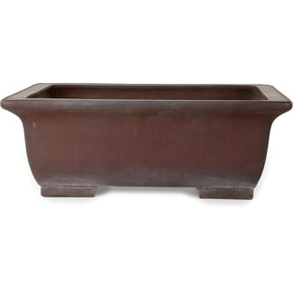  Yamaaki 505 mm rectangular unglazed bonsai pot by Yamaaki, Tokoname, Japan