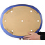 Vaso bonsai ovale blu di Seizan (Reihou, Kataoka Katsushi, fornace del maestro Seizan) - 560 x 450 x 115 mm