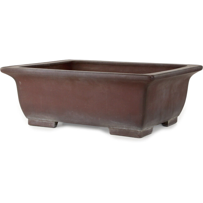 Pot à bonsaï rectangulaire non émaillé de Yamaaki - 505 x 403 x 182 mm