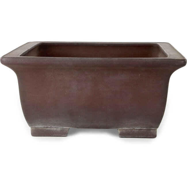 Maceta rectangular sin esmaltar para bonsái de Yamaaki - 505 x 403 x 182 mm