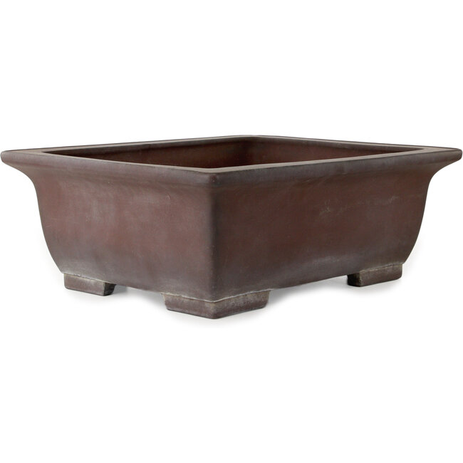 Rechthoekige, ongeglazuurde bonsaipot van Yamaaki - 505 x 403 x 182 mm