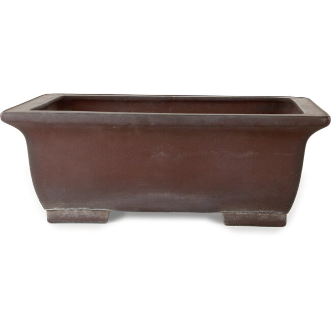Maceta rectangular sin esmaltar para bonsái de Yamaaki - 505 x 403 x 182 mm
