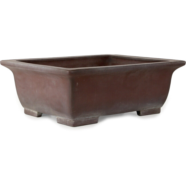 Maceta rectangular sin esmaltar para bonsái de Yamaaki - 505 x 403 x 182 mm