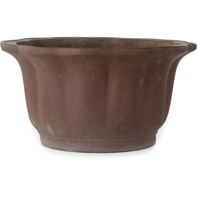 Lotus bonsai pot zonder glazuur van Yamaaki - 430 x 430 x 220 mm