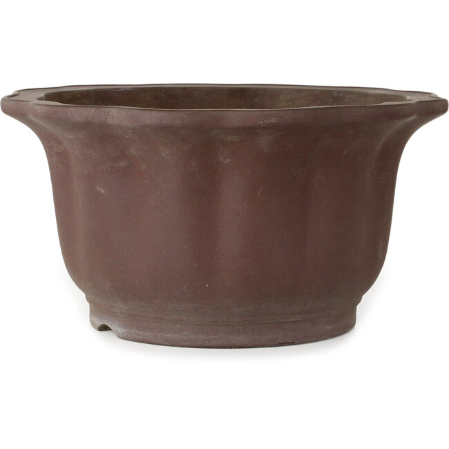 Vaso bonsai Lotus non smaltato di Yamaaki - 430 x 430 x 220 mm