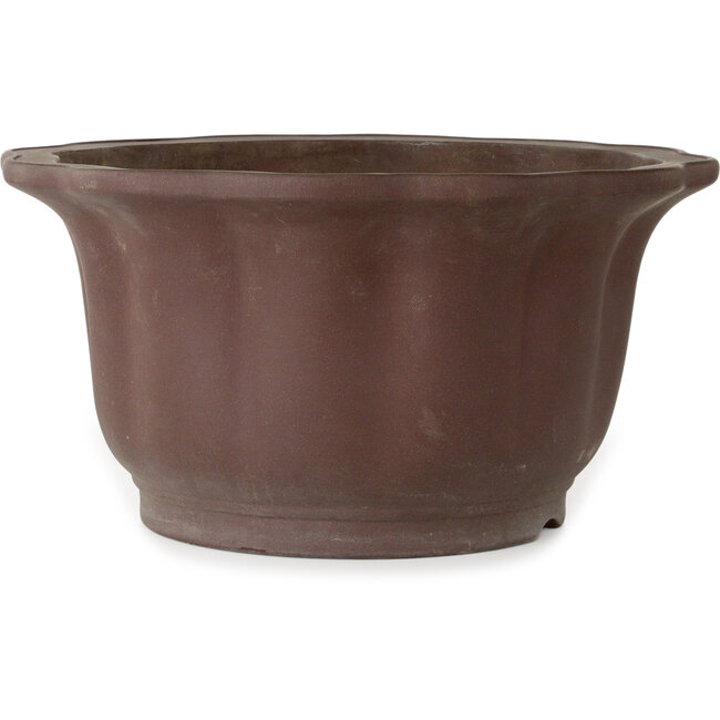Pot à bonsaï Lotus non émaillé de Yamaaki - 430 x 430 x 220 mm