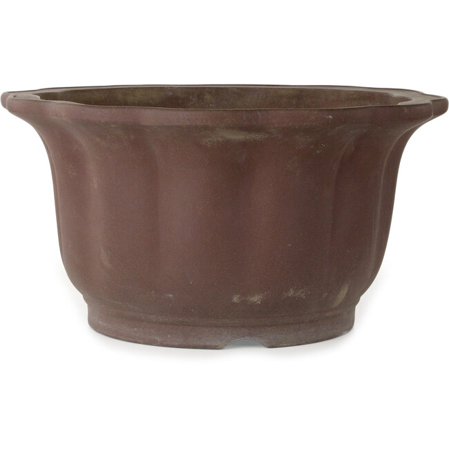 Pot à bonsaï Lotus non émaillé de Yamaaki - 430 x 430 x 220 mm
