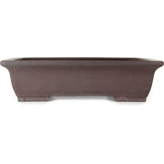  Yamaaki Maceta para bonsái rectangular sin esmaltar de 550 mm de Yamaaki, Tokoname, Japón