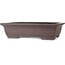 Rectangular unglazed bonsai pot by Yamaaki - 550 x 420 x 140 mm