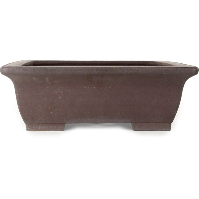 Rechteckiger, unglasierter Bonsai-Topf von Yamaaki – 550 x 420 x 140 mm