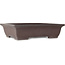 Pot à bonsaï rectangulaire non émaillé de Yamaaki - 550 x 420 x 140 mm
