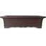Pot à bonsaï rectangulaire non émaillé de Yamaaki - 470 x 425 x 147 mm