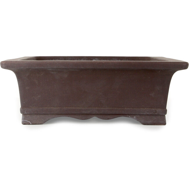 Vaso bonsai rettangolare non smaltato di Yamaaki - 470 x 425 x 147 mm
