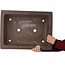 Pot à bonsaï rectangulaire non émaillé de Yamaaki - 470 x 425 x 147 mm