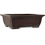 Pot à bonsaï rectangulaire non émaillé de Yamaaki - 605 x 485 x 205 mm