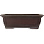 Pot à bonsaï rectangulaire non émaillé de Yamaaki - 605 x 485 x 205 mm