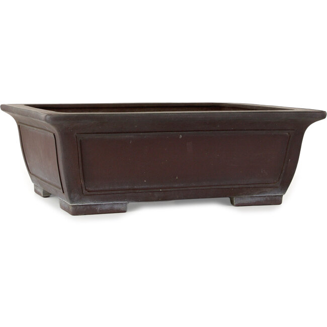 Vaso bonsai rettangolare non smaltato di Yamaaki - 605 x 485 x 205 mm