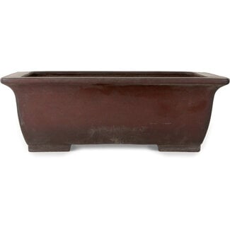  Yamaaki 602 mm rectangular unglazed bonsai pot by Yamaaki, Tokoname, Japan