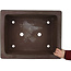 Maceta rectangular sin esmaltar para bonsái de Yamaaki - 605 x 485 x 205 mm