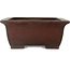 Maceta rectangular sin esmaltar para bonsái de Yamaaki - 602 x 485 x 205 mm
