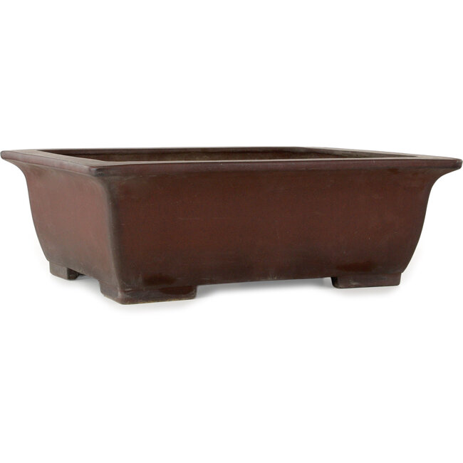 Vaso bonsai rettangolare non smaltato di Yamaaki - 602 x 485 x 205 mm