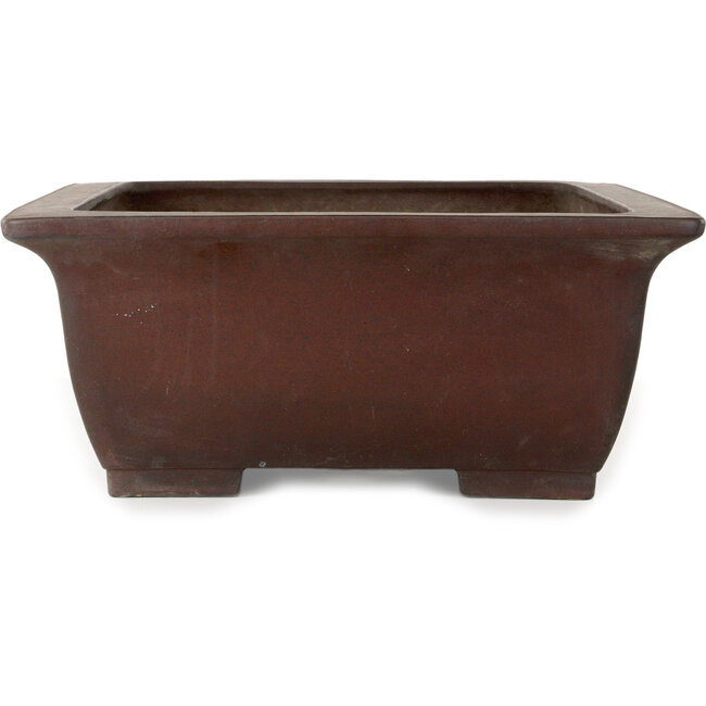 Maceta rectangular sin esmaltar para bonsái de Yamaaki - 602 x 485 x 205 mm