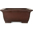 Maceta rectangular sin esmaltar para bonsái de Yamaaki - 602 x 485 x 205 mm