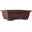 Maceta rectangular sin esmaltar para bonsái de Yamaaki - 602 x 485 x 205 mm