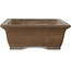 Pot à bonsaï rectangulaire non émaillé de Yamaaki - 473 x 390 x 148 mm