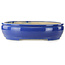 Vaso bonsai ovale blu di Mazan - 525 x 437 x 125 mm