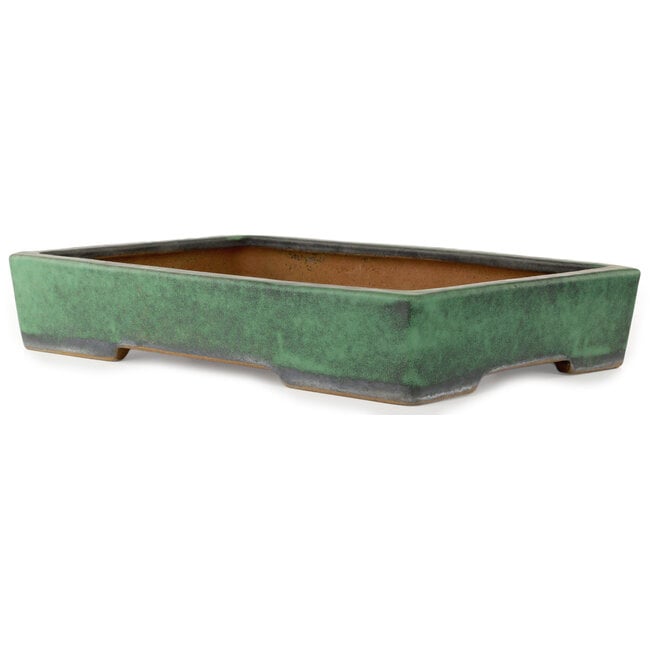 Rechthoekige groene bonsaipot van Shuhou - 570 x 407 x 105 mm