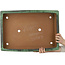 Rectangular green bonsai pot by Shuhou - 570 x 407 x 105 mm