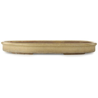 665 mm oval off-white pot from China