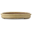 Oval off-white bonsai pot - 665 x 475 x 70 mm