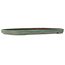 Oval green bonsai pot by Mazan - 760 x 475 x 50 mm